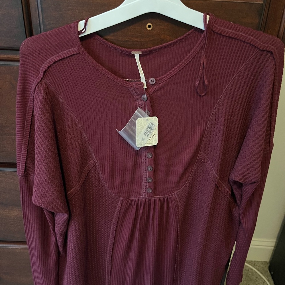 NWT Free People Leo Hanley Tee XS